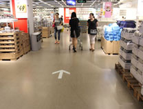 IKEA商场PVC胶地板案例