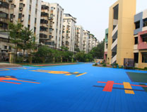 洛浦街中心幼儿园（广州）PVC胶地板案例