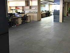 办公室PVC地板片材工程案例