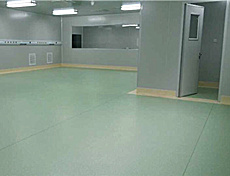 医院用的同质透心塑胶地板工程案例