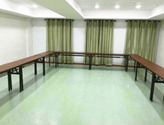 pvc办公室地板会议室工程案例