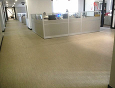 办公室木纹塑胶地板案例